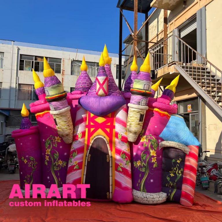 customized inflatable castle inflatable decoration tunnel for event