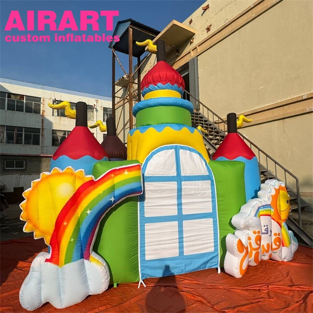 inflatable castle tunnel (6)
