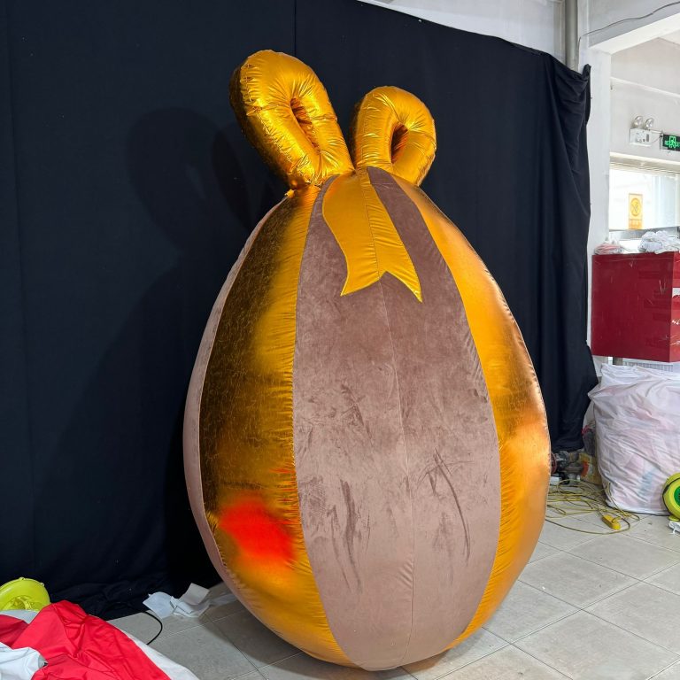 custom 3m inflatable golden eggs for holiday decoration
