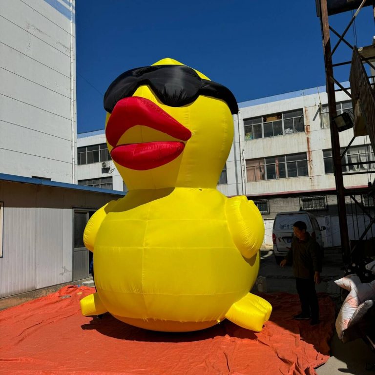 5m inflatable yellow duck inflatable duck cartoons for decor