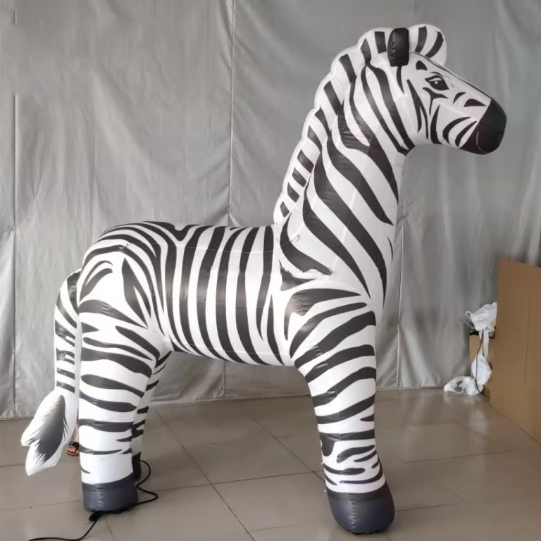 inflatable zebra for garden decoration