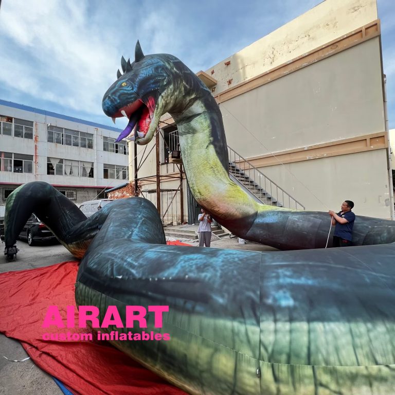 giant inflatable python for park inflatable snake