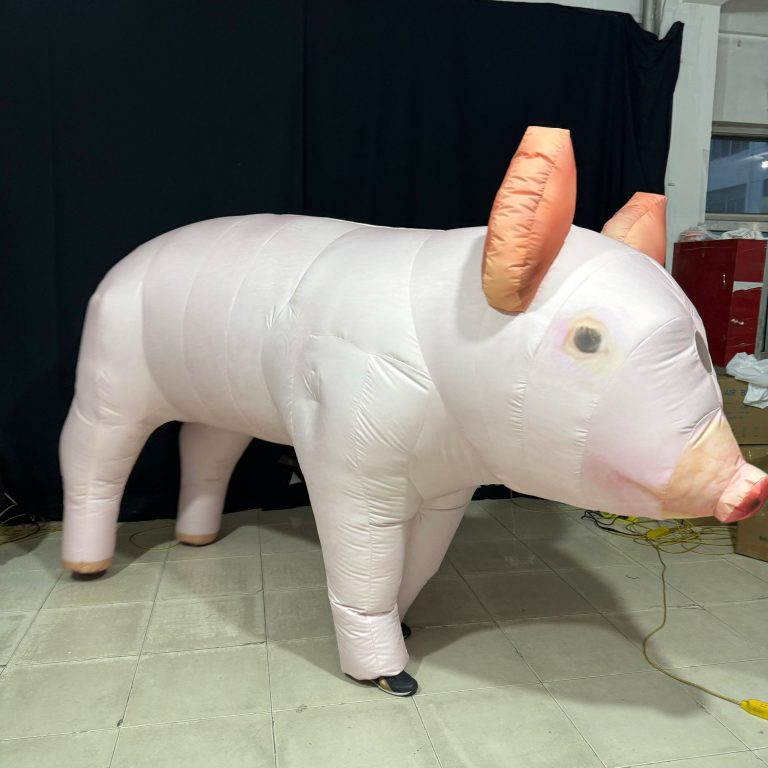 pink inflatable pig inflatable pig costume