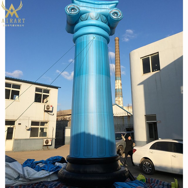 10m Giant inflatable columns inflatable Roman column inflatable pillars