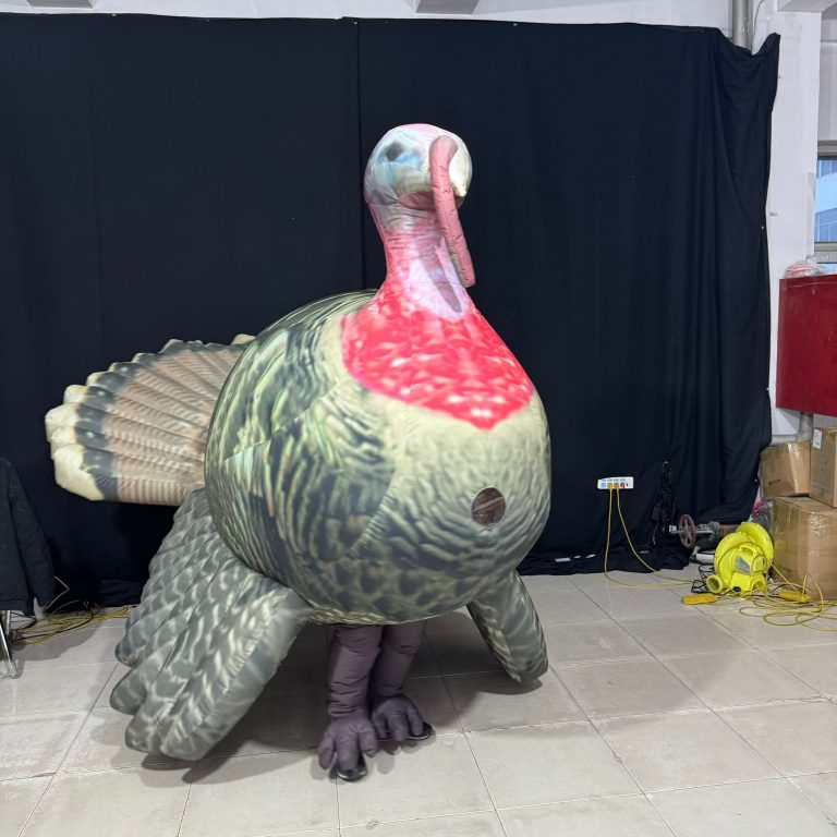inflatable turkey animal costumes for event advertising