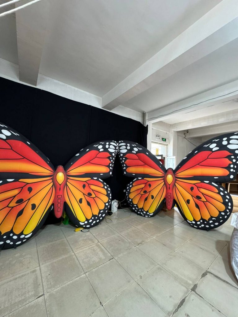 2.5m wide inflatable butterfly inflatable wings for decoration