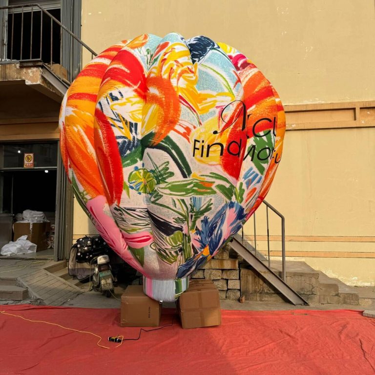 inflatable flower hot air balloon 3m inflatable balloons for decor