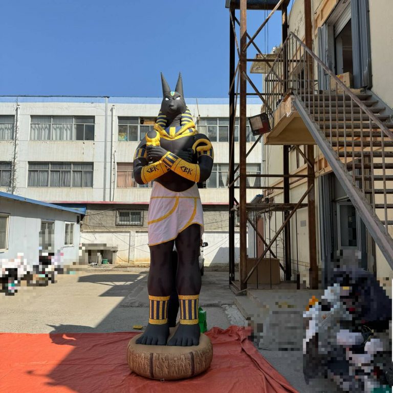 4m tall inflatable Anubis cartoon inflatable Eygpt cartoons