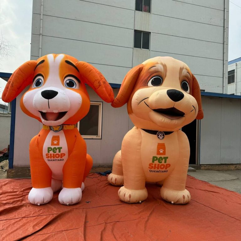 cute inflatable pet dogs inflatable dog cartoon