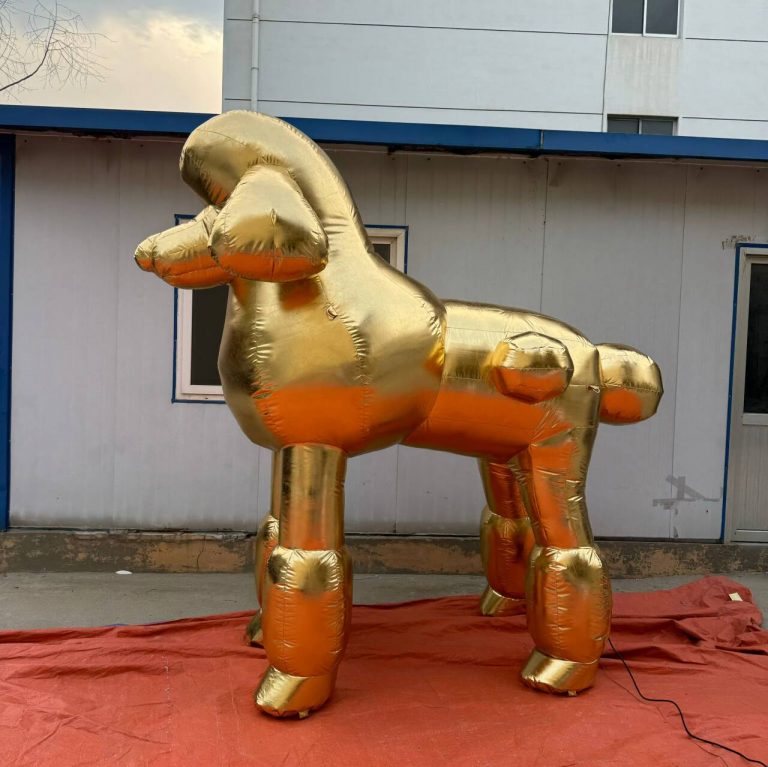 inflatable golden dog (1)