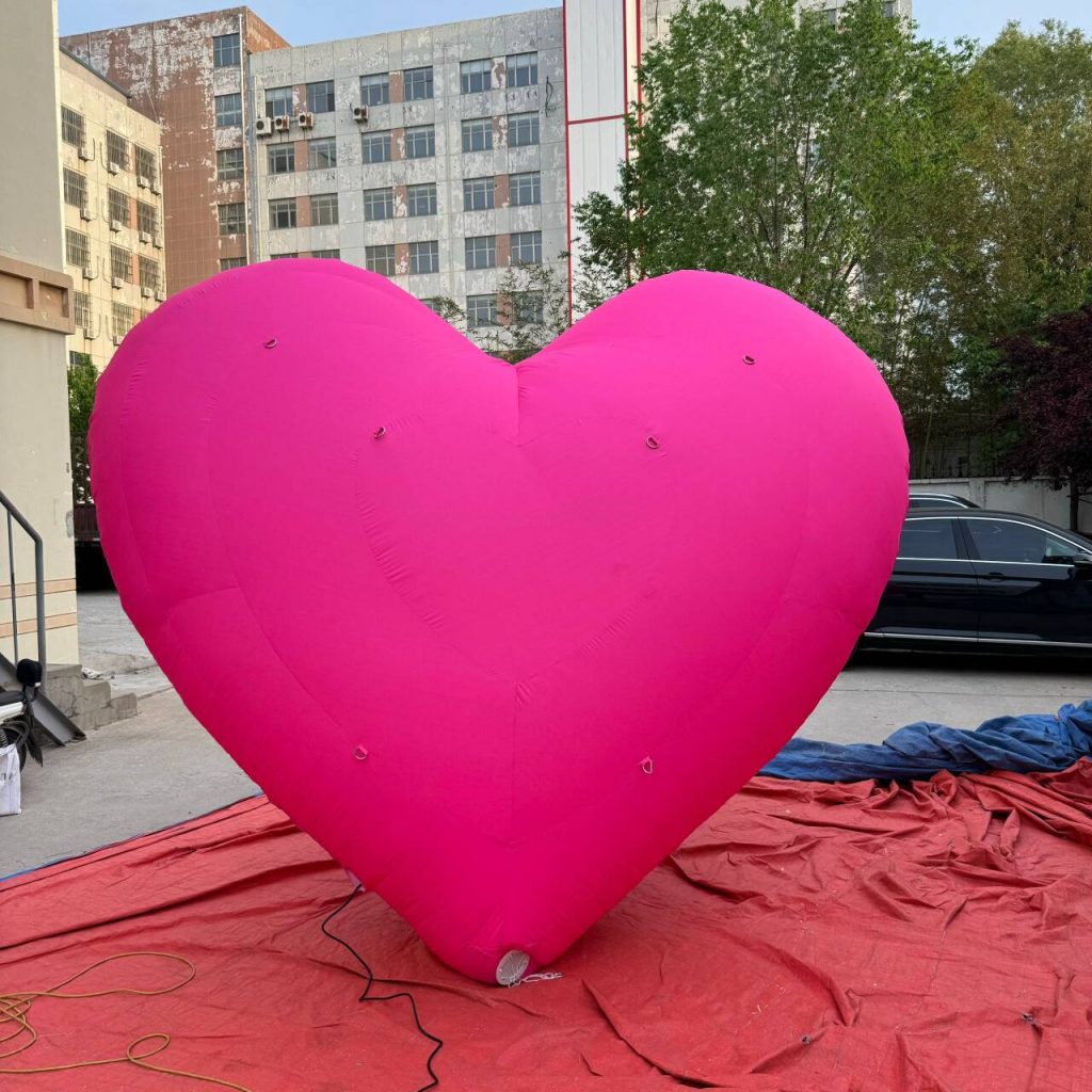 Large Inflatable Heart inflatable pin heart 3m inflatable heart balloon-AIRART