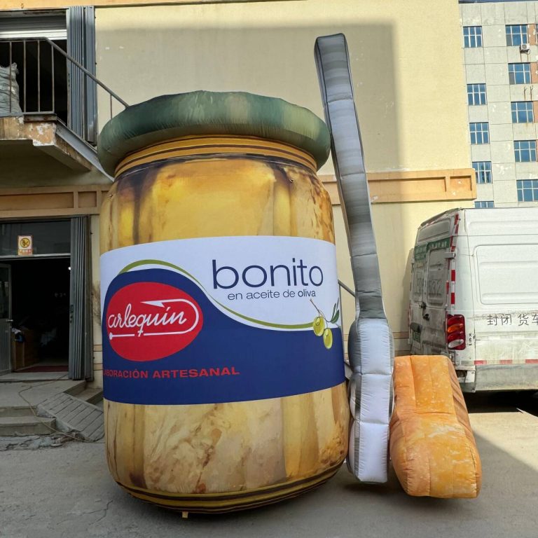giant advertising inflatable cans inflatable products promotion cheese /honey cans