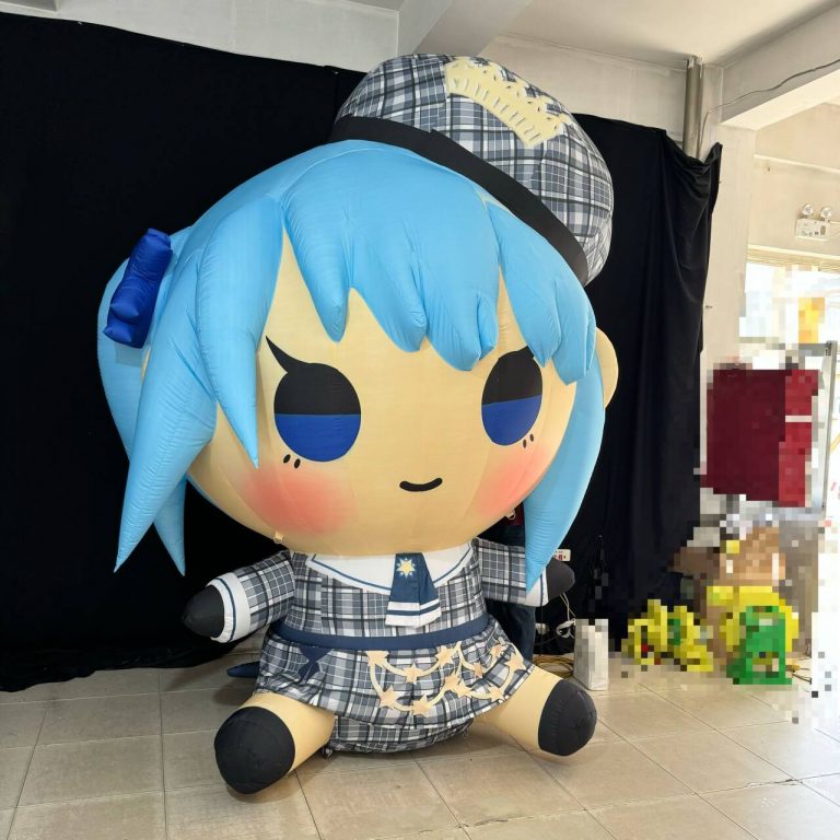 cute inflatable girl cartoon inflatable dolls