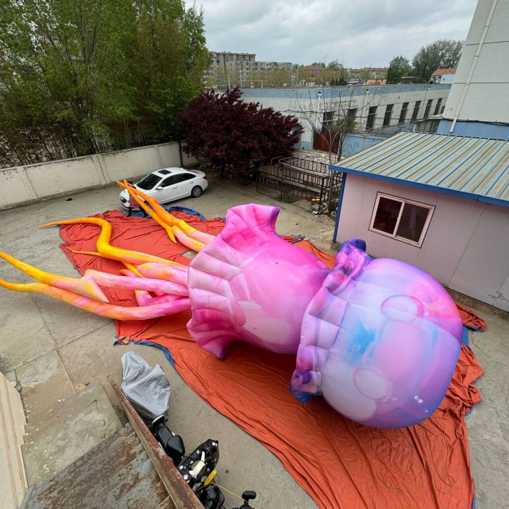 Jellyfish Inflatable Fail inflatable giant jellyfish for stage decoration music festival ...