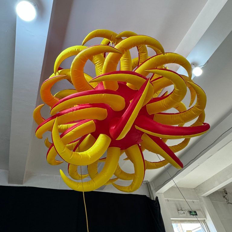 3m inflatable spiky ball star balloons for haning decoration
