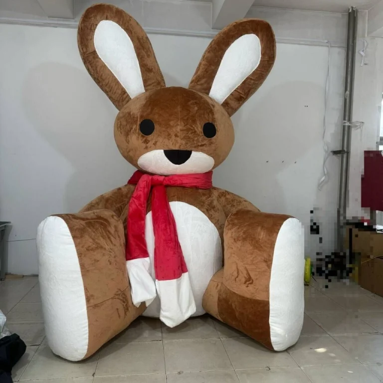 hopping mall inflatable bunny decoration inflatable Easter rabbit