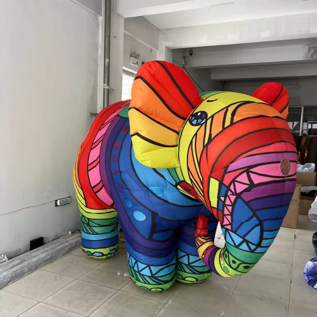custom colorful inflatable elephant costume for adults-2