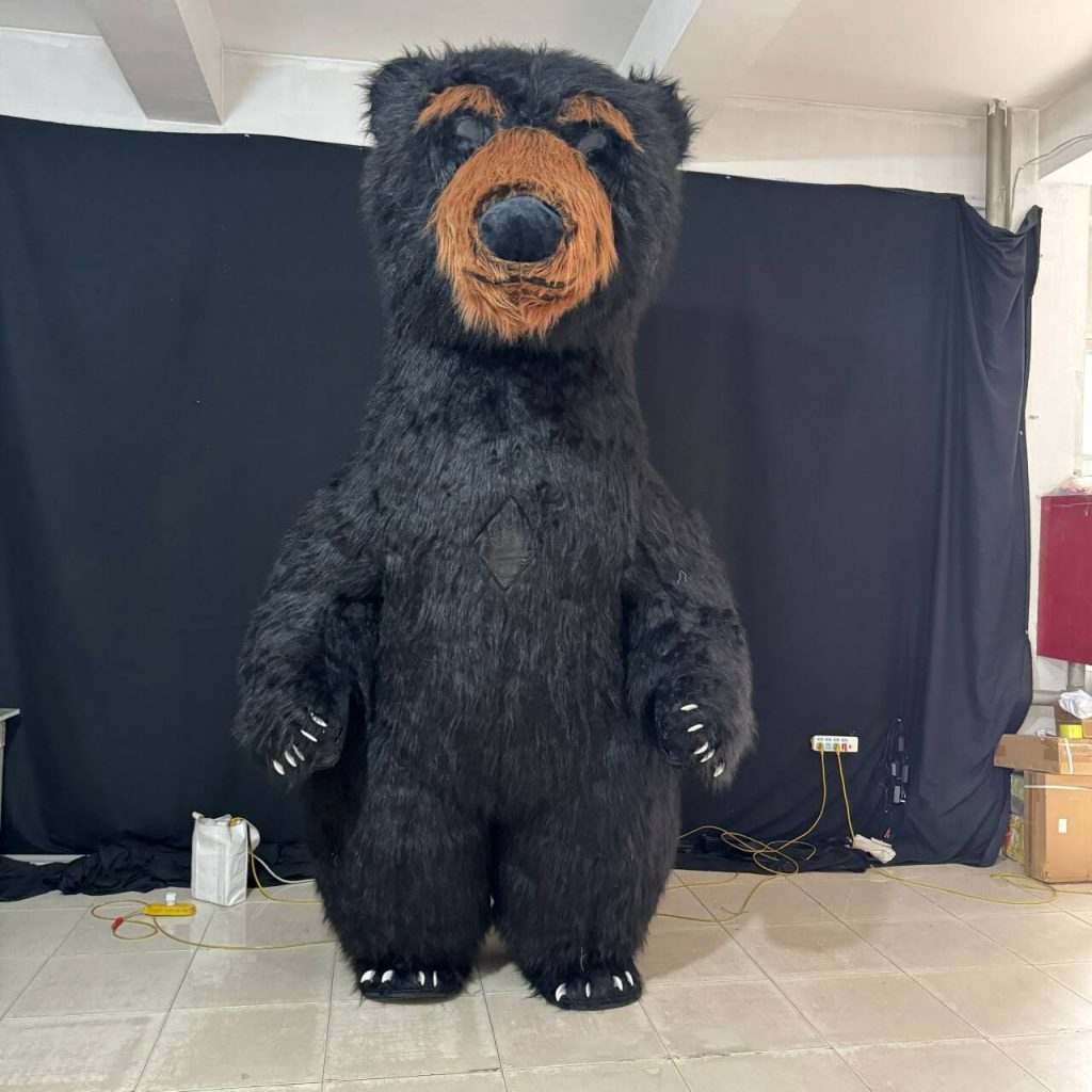 black bear costume inflatale