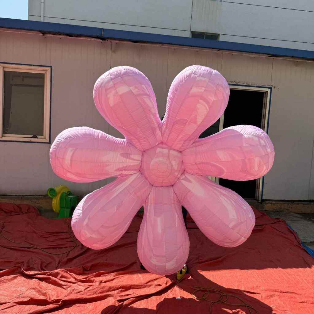 giant pink inflatable sun flowers inflatable flower