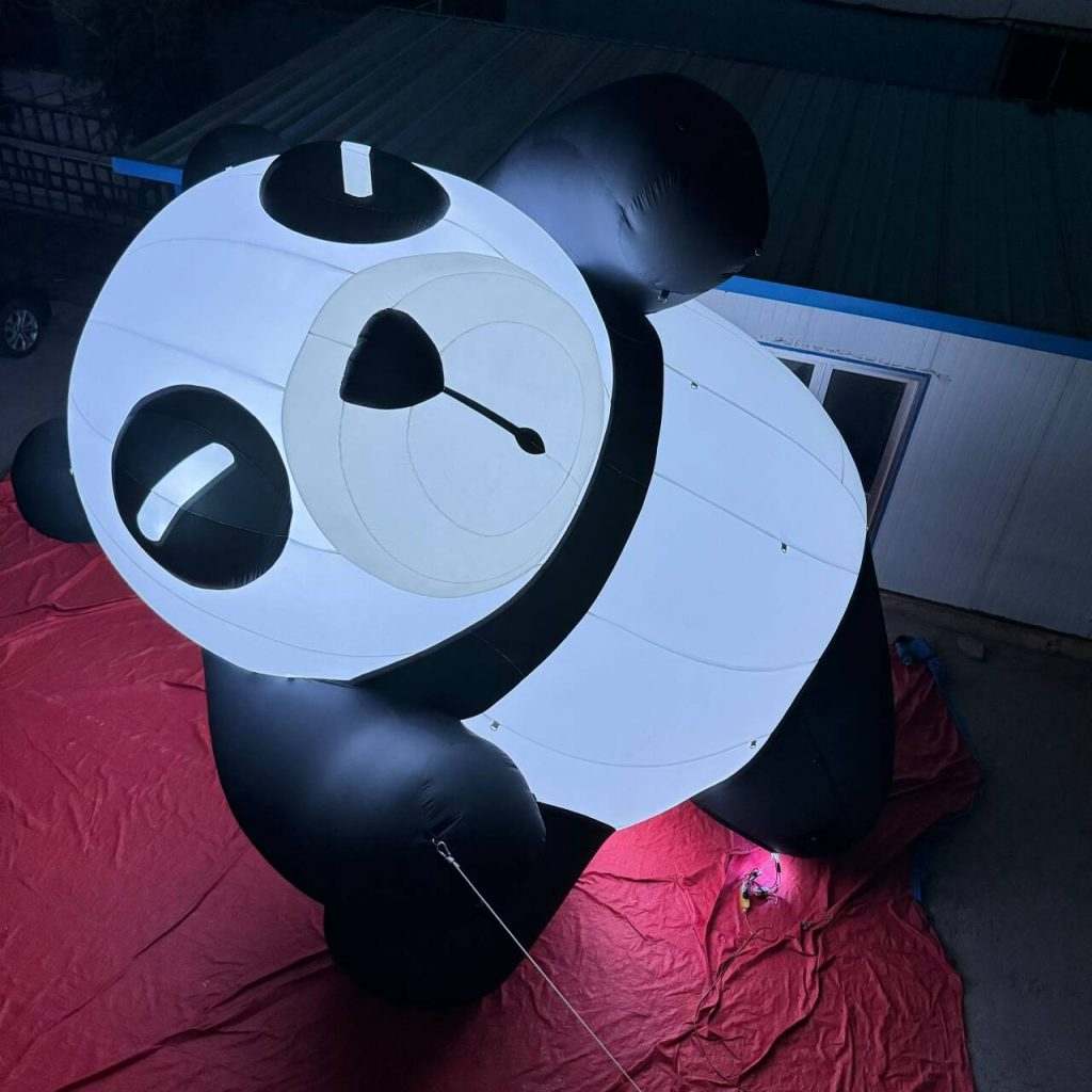 5m Giant Inflatable Panda Cartoon Inflatable Panda Mascot