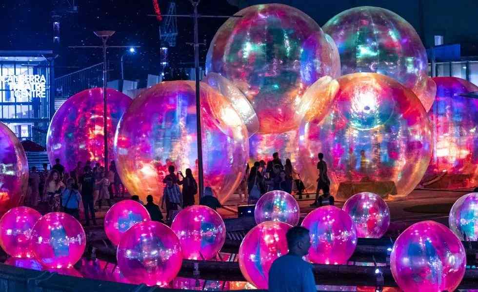 inflatable colorful mirror ball inflatable custom balloon for decoration