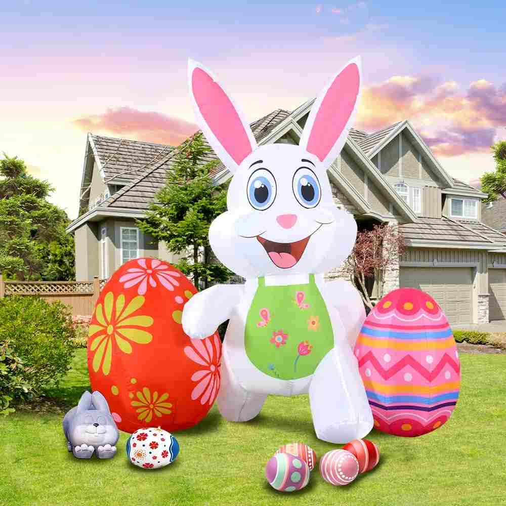 inflatable easter bunny eggs2