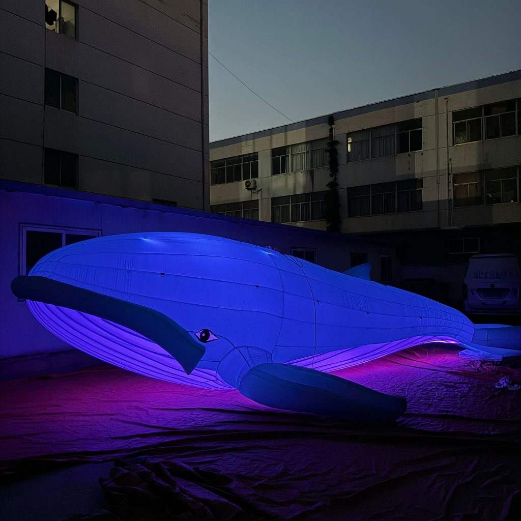 9m Long Inflatable Whale Inflatable Marine Animals Model For Event