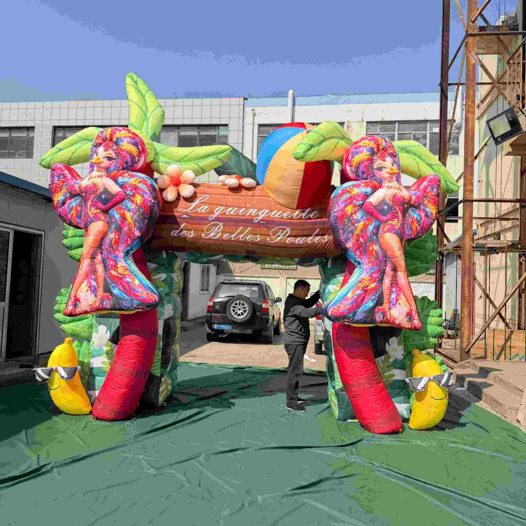 Inflatable in Wet Weather