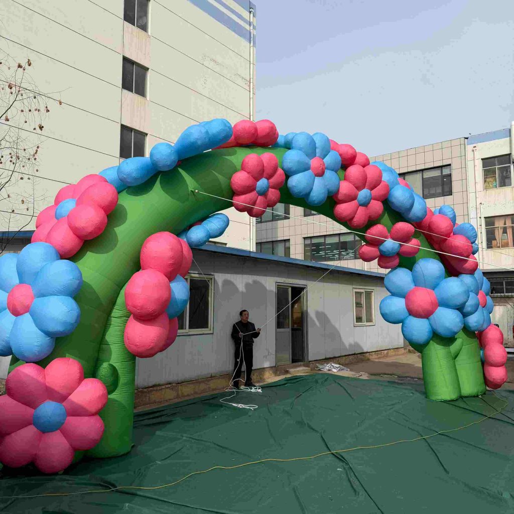 park graden decorated inflatable