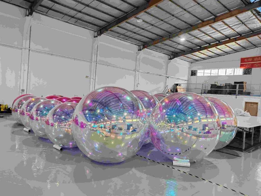 airtight mirror ball inflatable