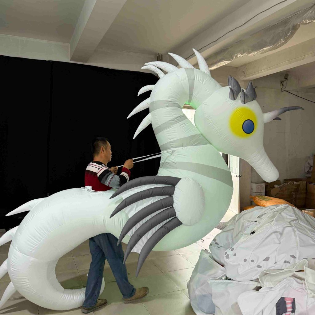 Inflatable mascots and product copies