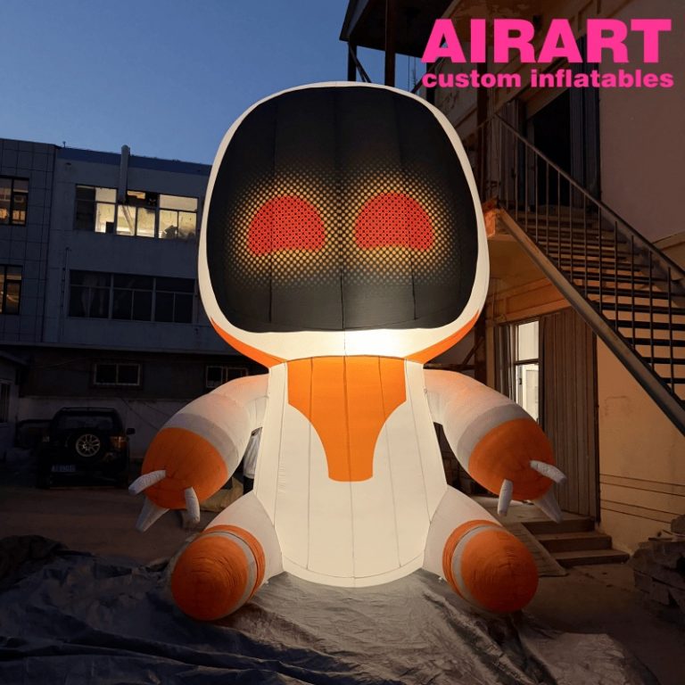 led Inflatable robot character